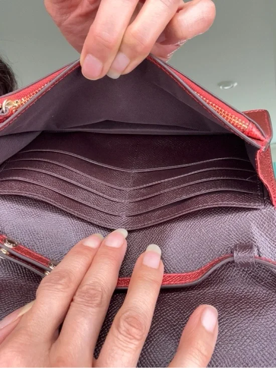 Coach Hayden  Crossbody Clutch in Ruby glitter NWOT - Picture 7 of 16